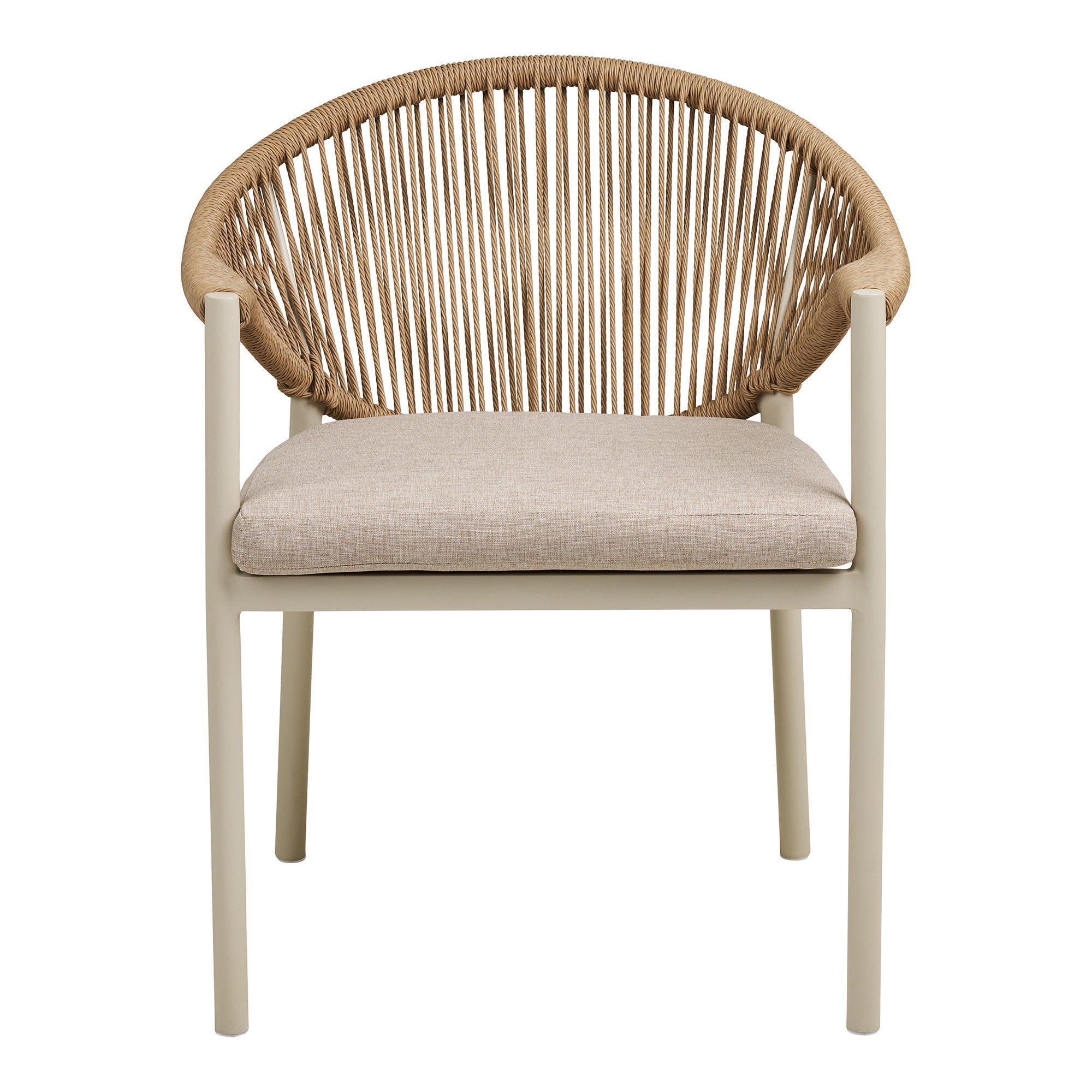 Abela Dining Chair – Sand / Natural