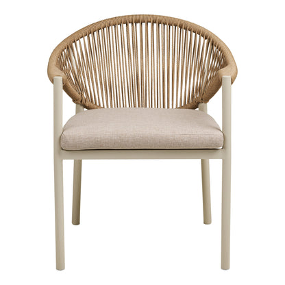 Abela Dining Chair – Sand / Natural