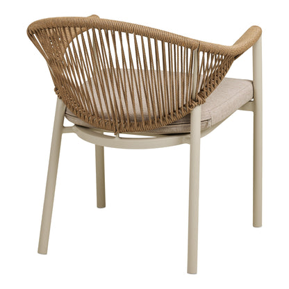 Abela Dining Chair – Sand / Natural