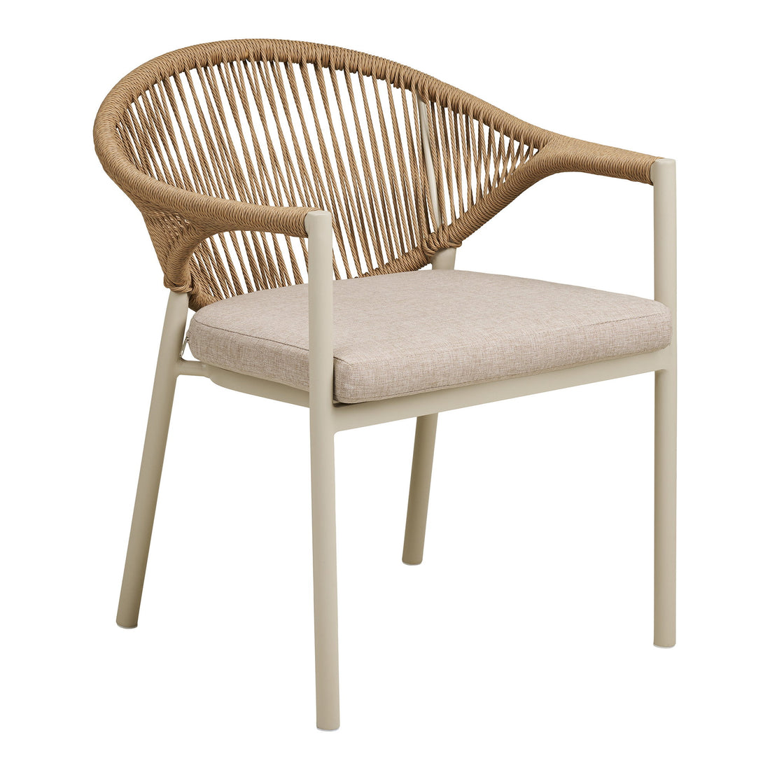 Abela Dining Chair – Sand / Natural