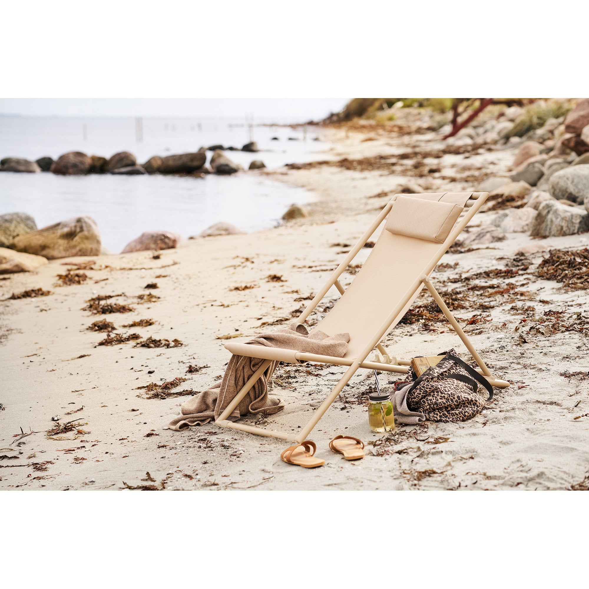 Curtis Beach Chair – Taupe