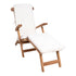 Arrecife Deck Chair with Cushion – Natural / White