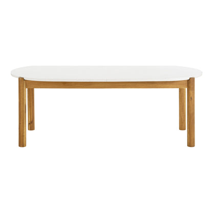 Terracina Dining Table – Natural / White