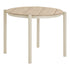 Abela Dining Table – Sand / Natural – 90×90 cm
