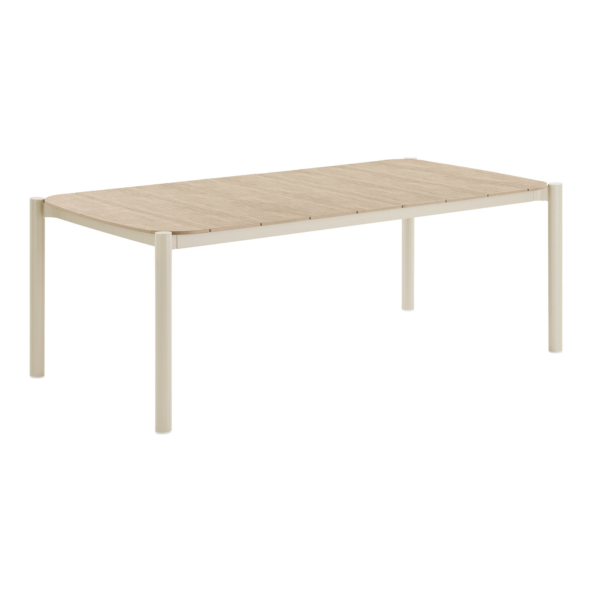Abela Dining Table – Sand / Natural – 200×100 cm