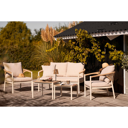Abela Lounge set – Sand / Natural