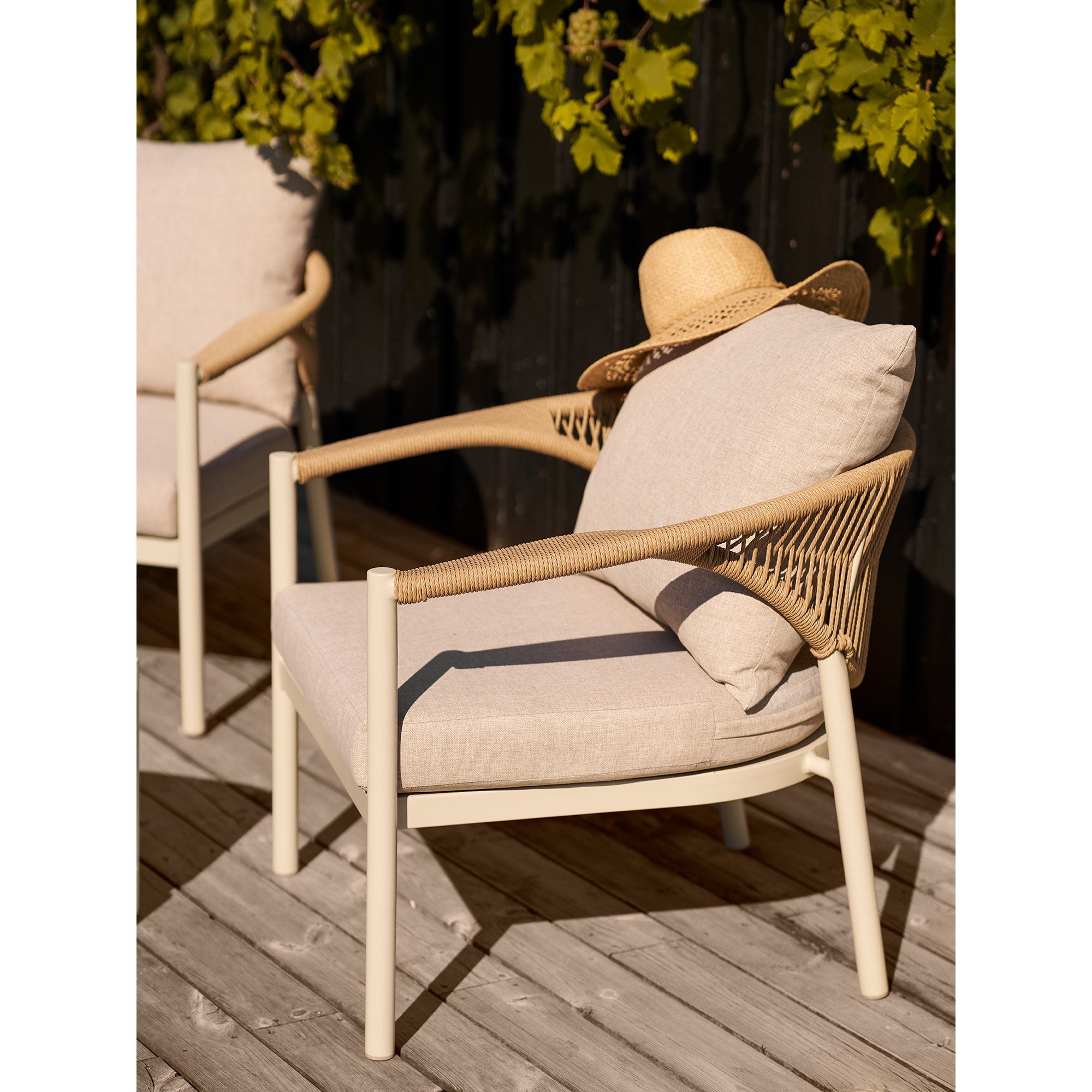 Abela Lounge set – Sand / Natural
