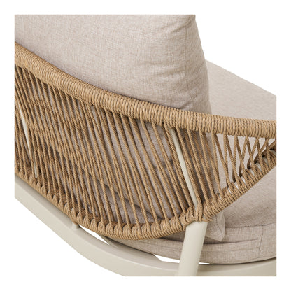 Abela Lounge set – Sand / Natural