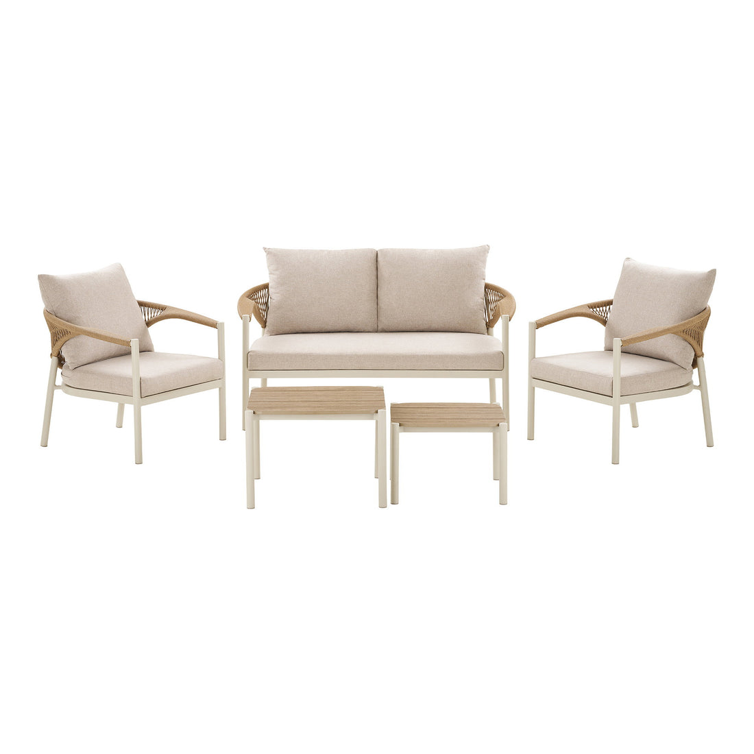 Abela Lounge set – Sand / Natural