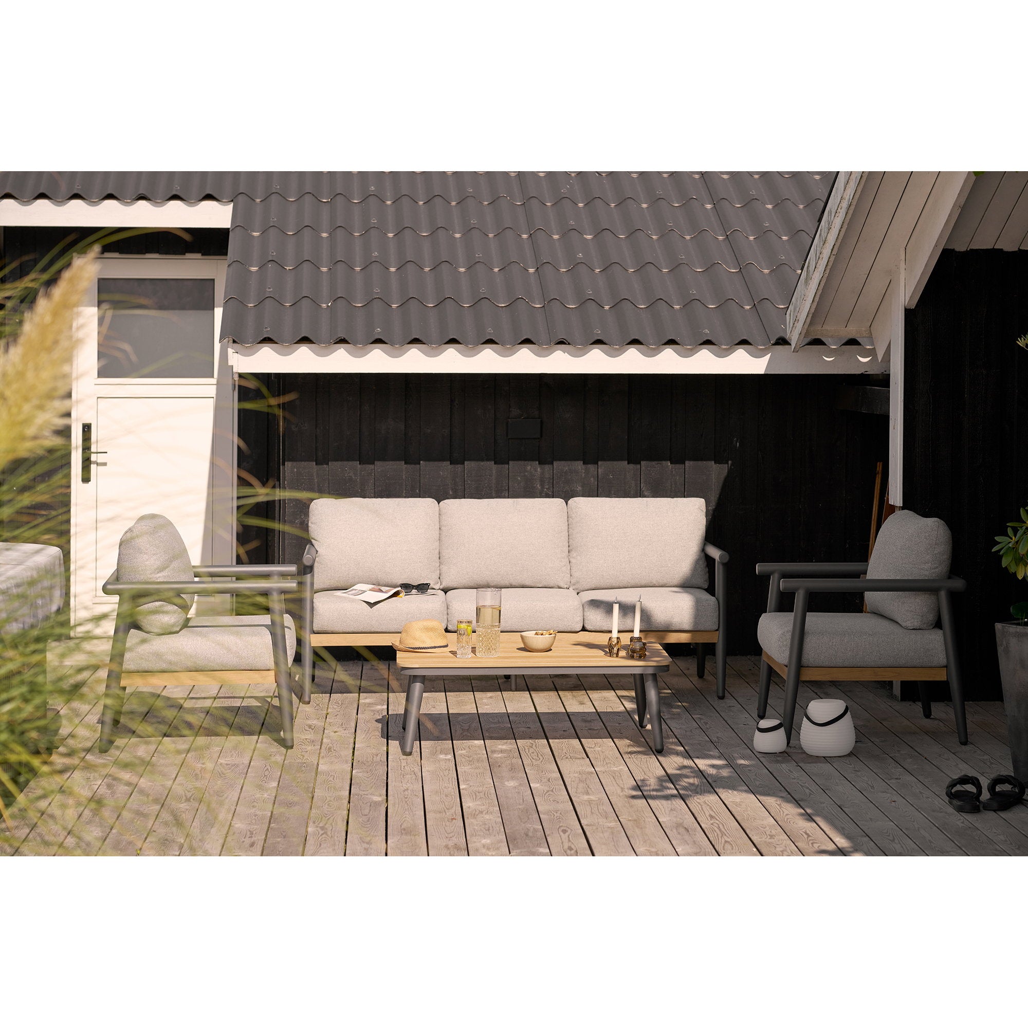 Comillas Lounge set – Grey beige
