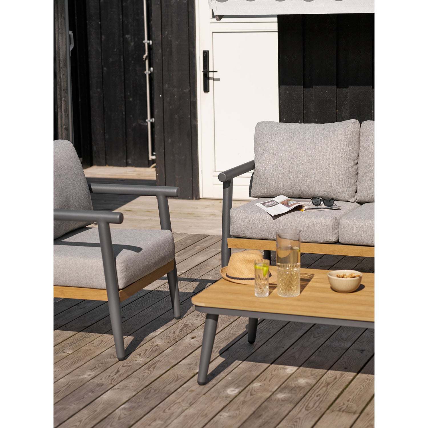 Comillas Lounge set – Grey beige