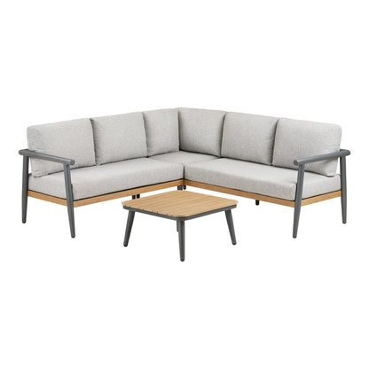 Comillas Corner Lounge set – Grey beige