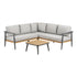 Comillas Corner Lounge set – Grey beige
