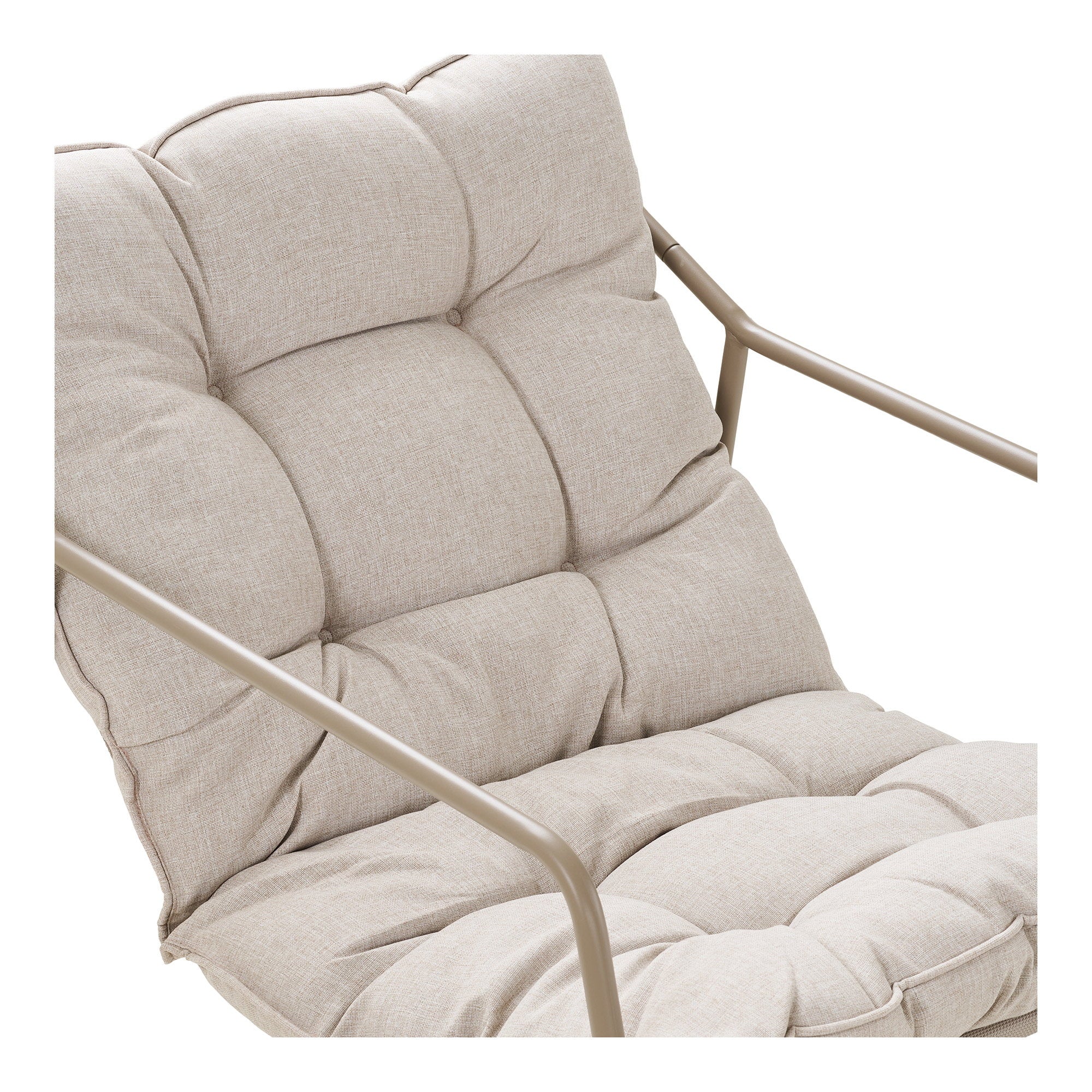 Nilo Lounge set, steel, sand, incl. cushions – Sand