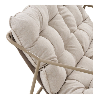 Nilo Lounge set, steel, sand, incl. cushions – Sand