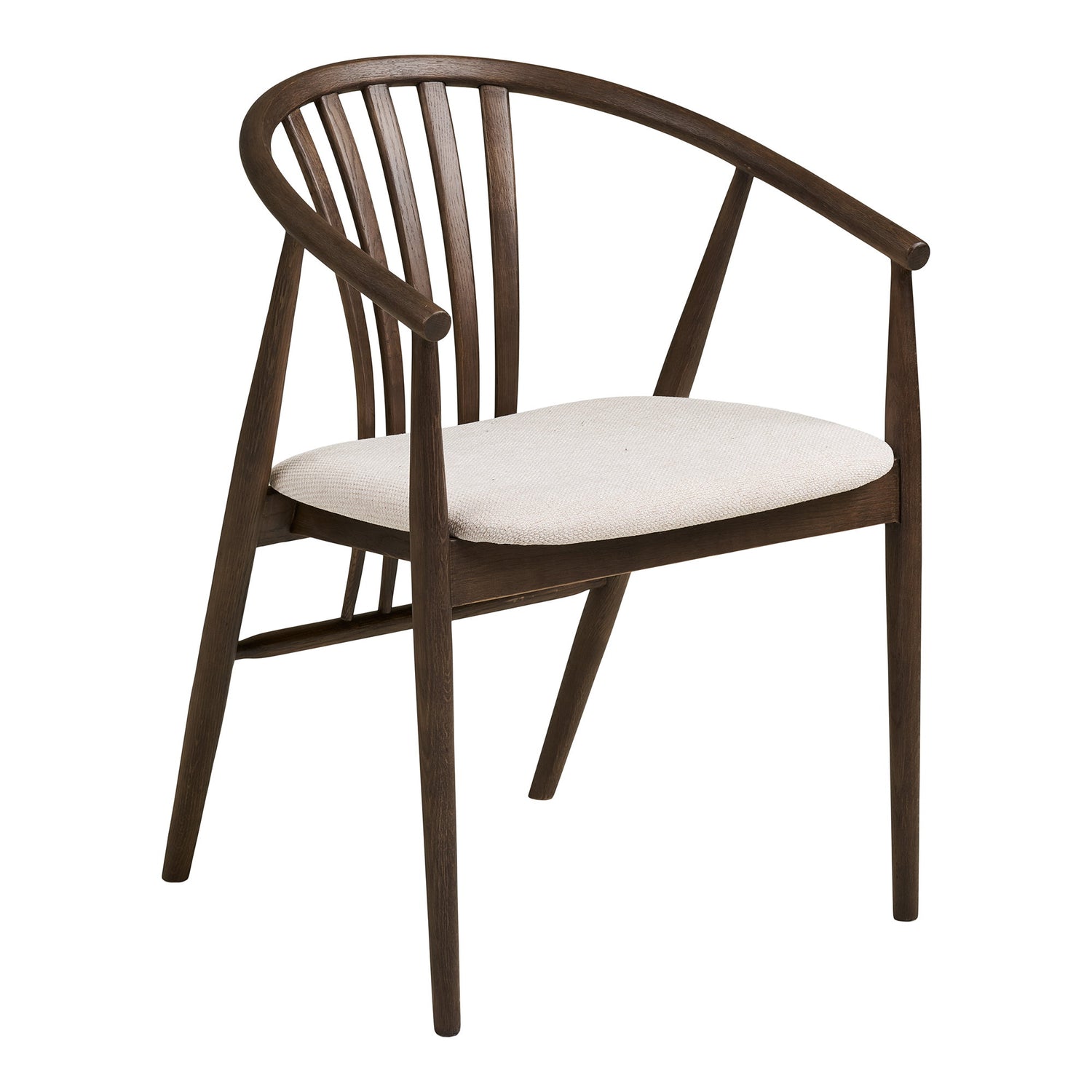 Osaka and Agustin Dining Set – Oak – Natural / Smoked