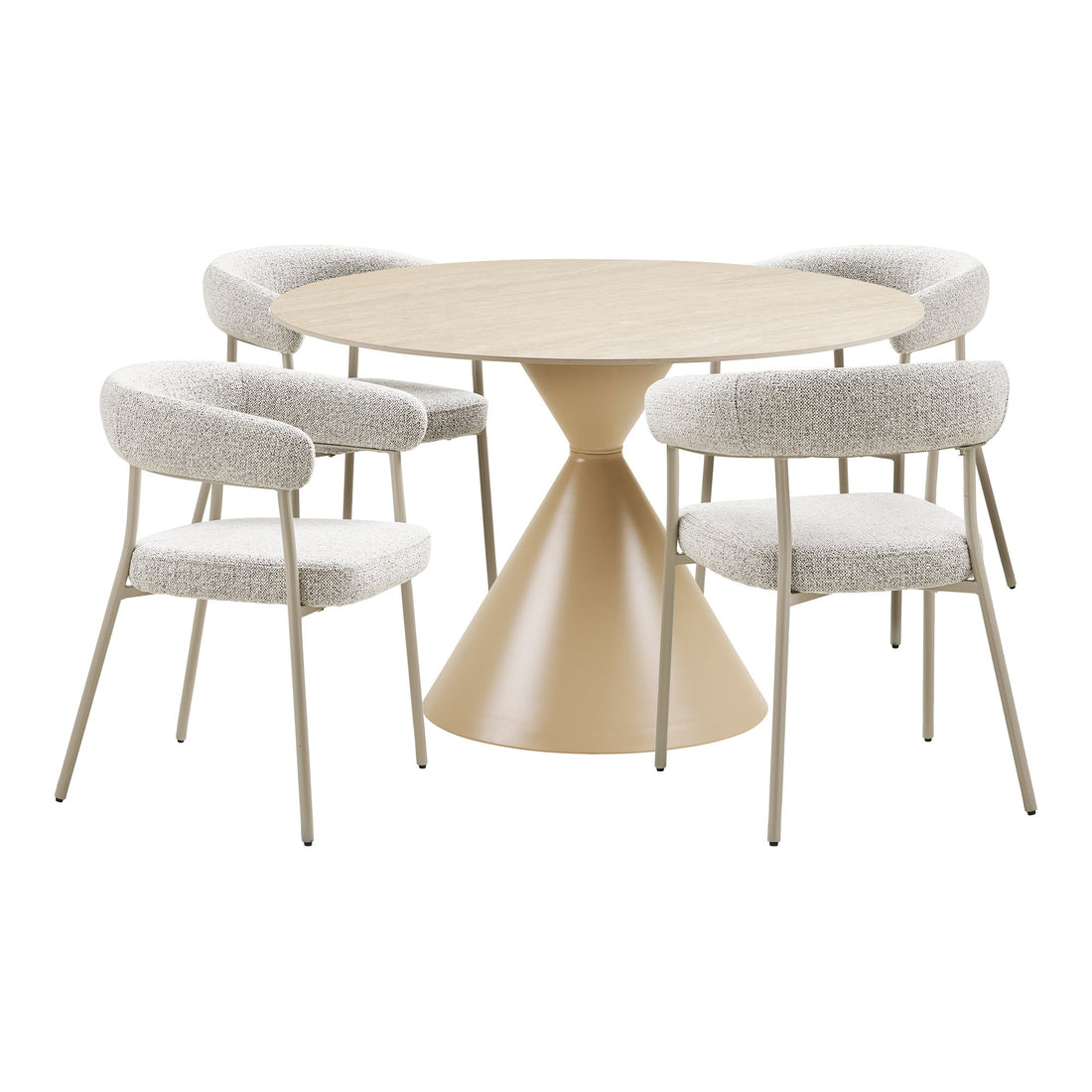Annecy and Trivio Dining Set – Sand