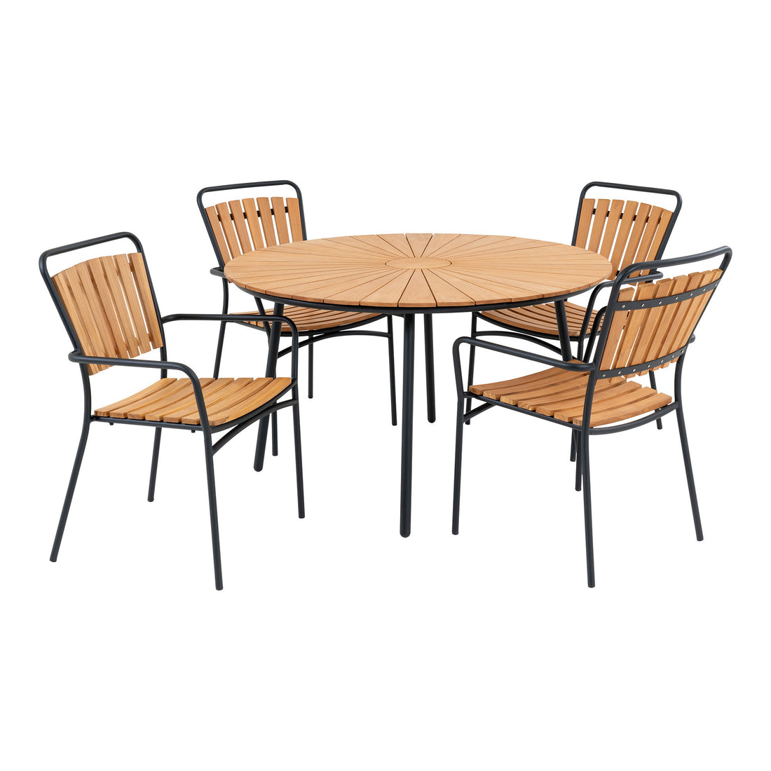 Cleveland Garden Set – Natural / Black