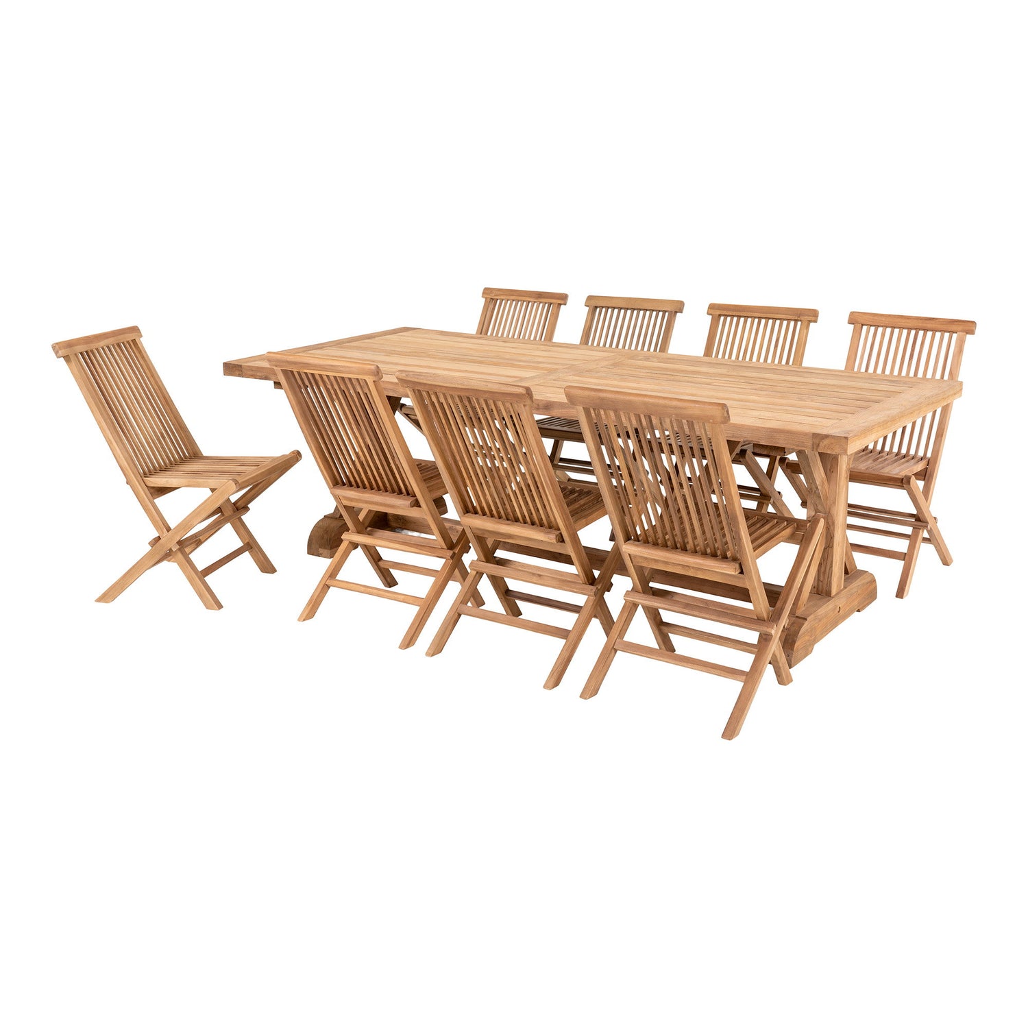 Volos and Toledo Garden Set – Natural