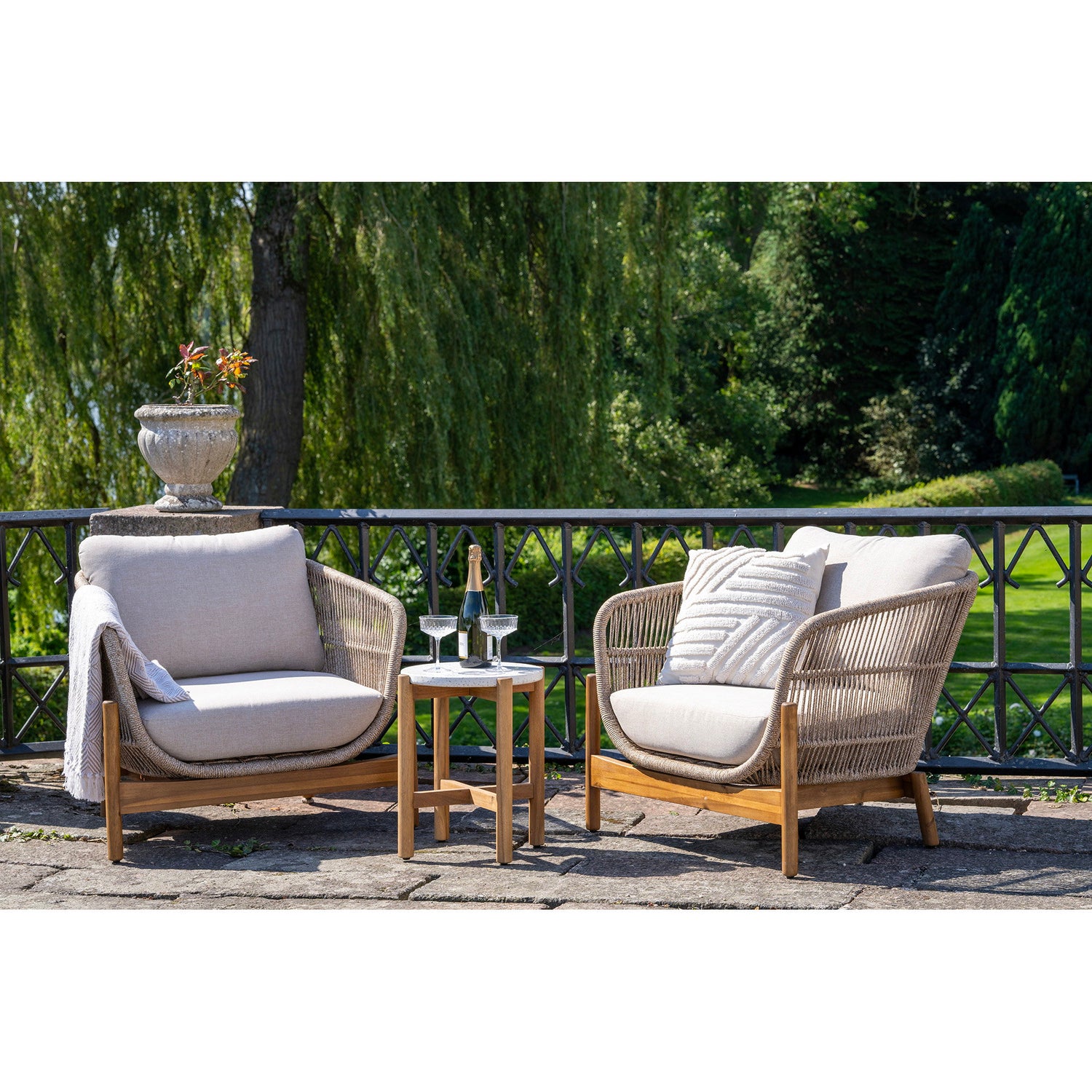 Terracina Garden set – Brown / Beige