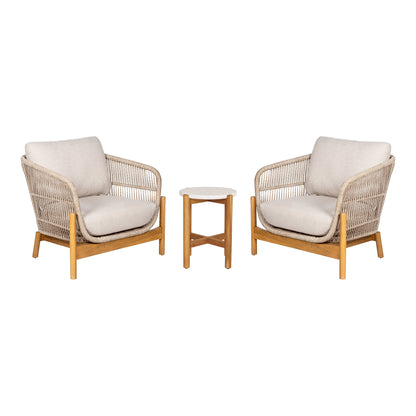 Terracina Garden set – Brown / Beige – 37/78,5×37/86 cm