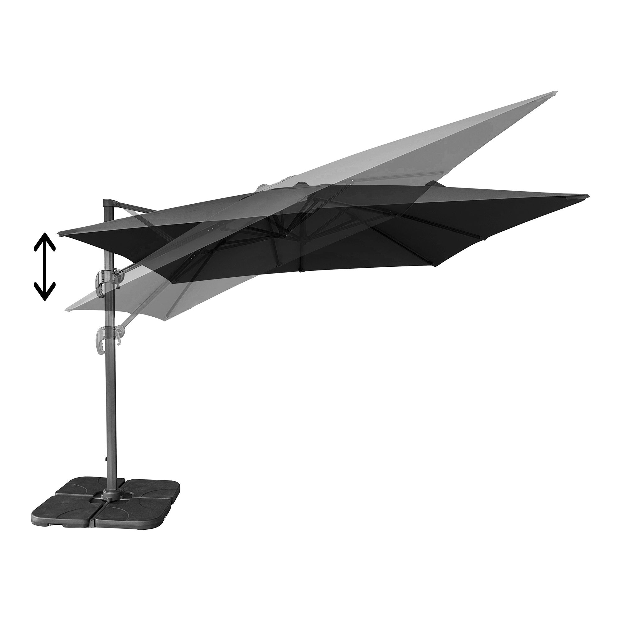 Baza Hanging Parasol – Black