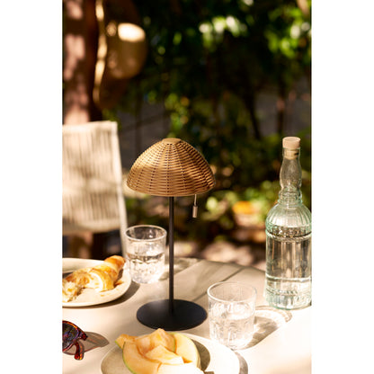 Wigan LED Table Lamp – Natural / Black