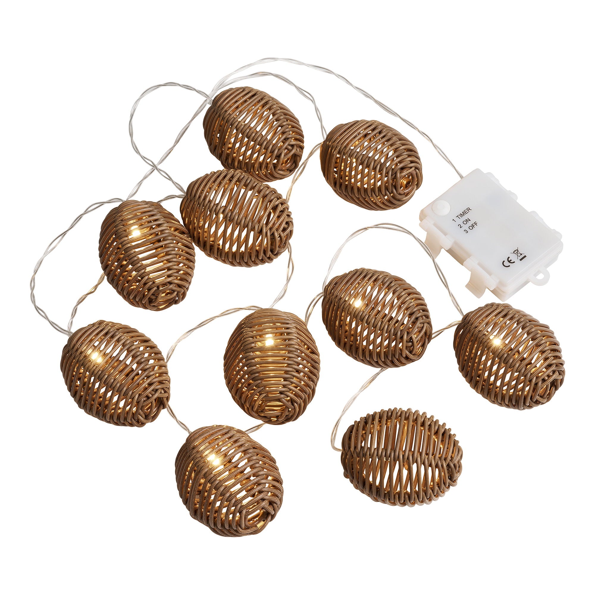 Carlisle LED String Light – Natural / Black